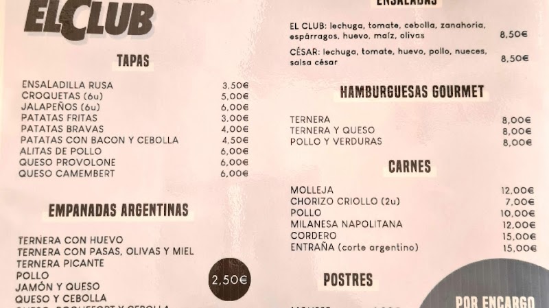 Detalle del restaurante